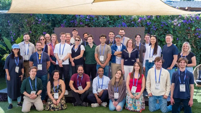 Lateral Workshop attendees and organizers in a group photo